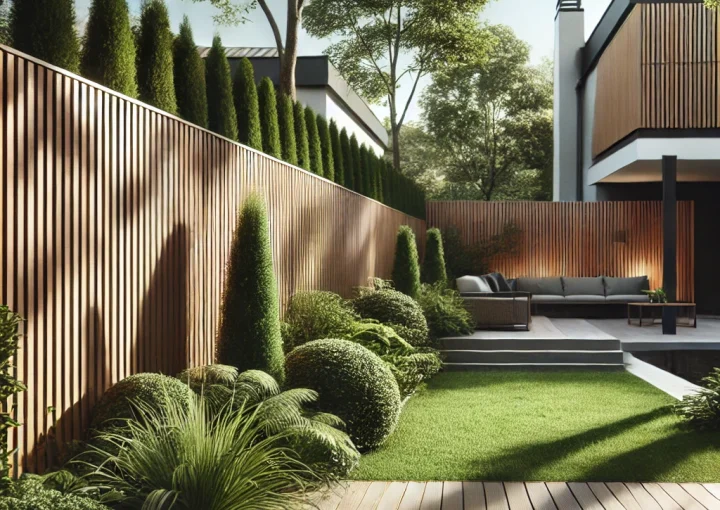 Zaun als Sichtschutz